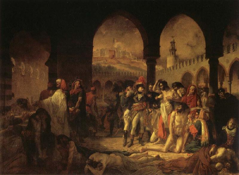 Baron Antoine-Jean Gros Napoleon Visiting the Plague Vicims at jaffa,March 11.1799